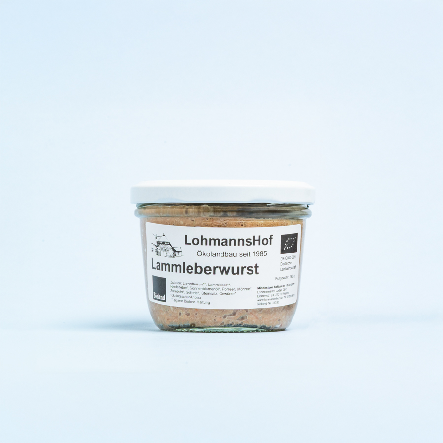Produktfoto: Lammleberwurst im Glas