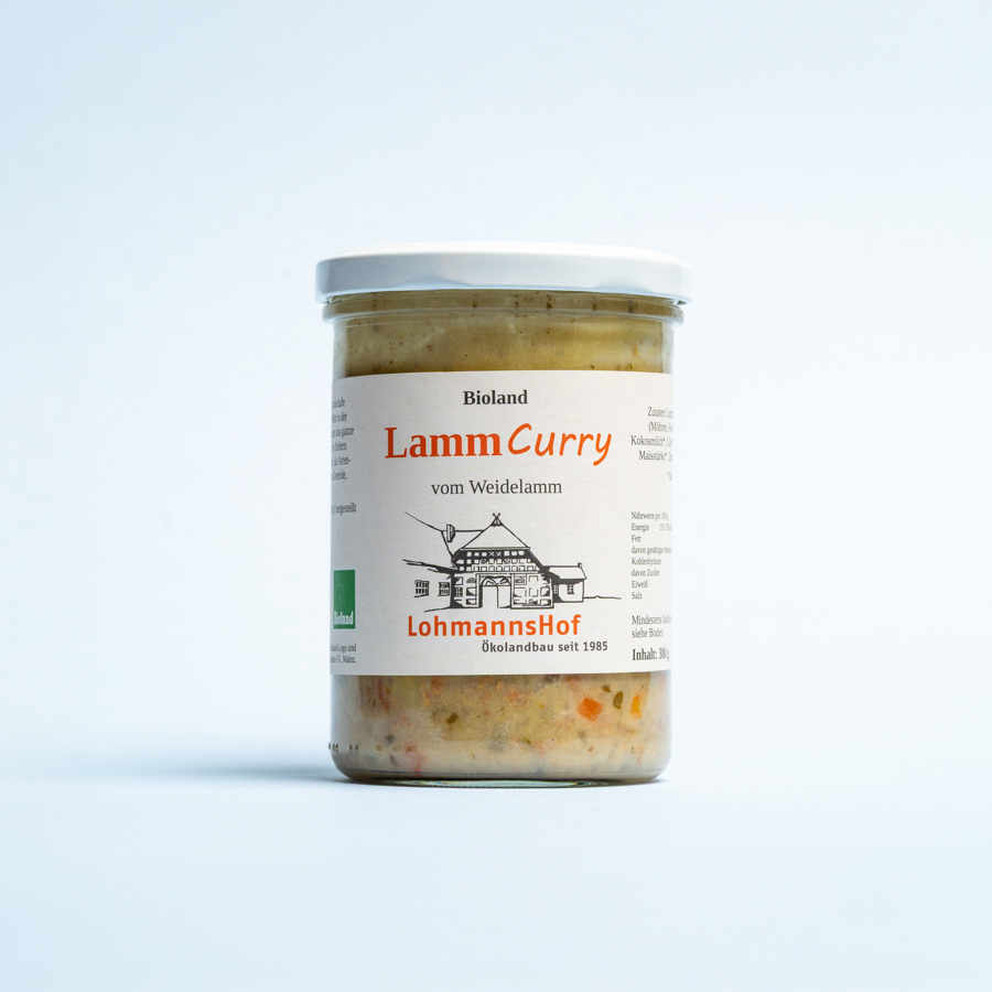 Produktfoto: Lamm Curry im Glas